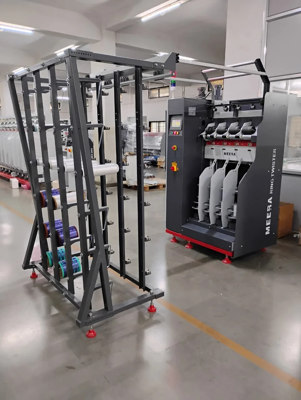 multifilament rope twisting machine
multifilament twister