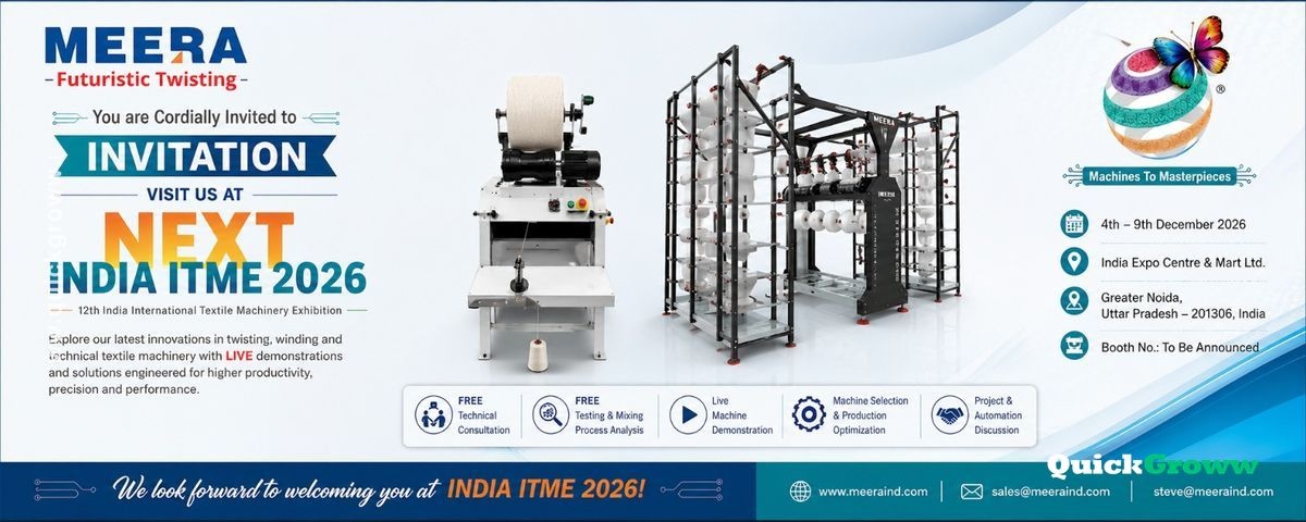 Meera Industries at INDIA ITME 2026: Five Machines Running Live, One Booth Worth Planning Around