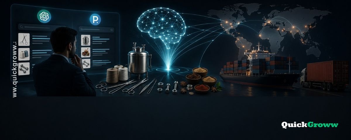 QuickGroww's AI Export Sales Agent Starts Where Generic Agencies Stop: With Your Actual Business