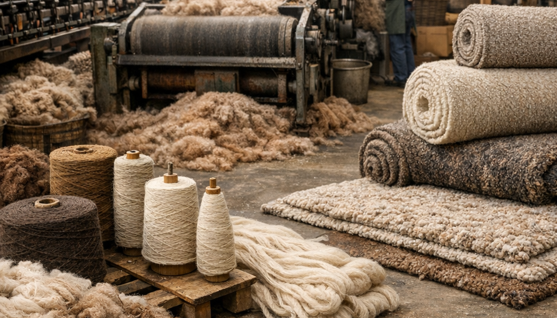 Ring Twister for Alpaca Carpet Yarn Processing | Meera