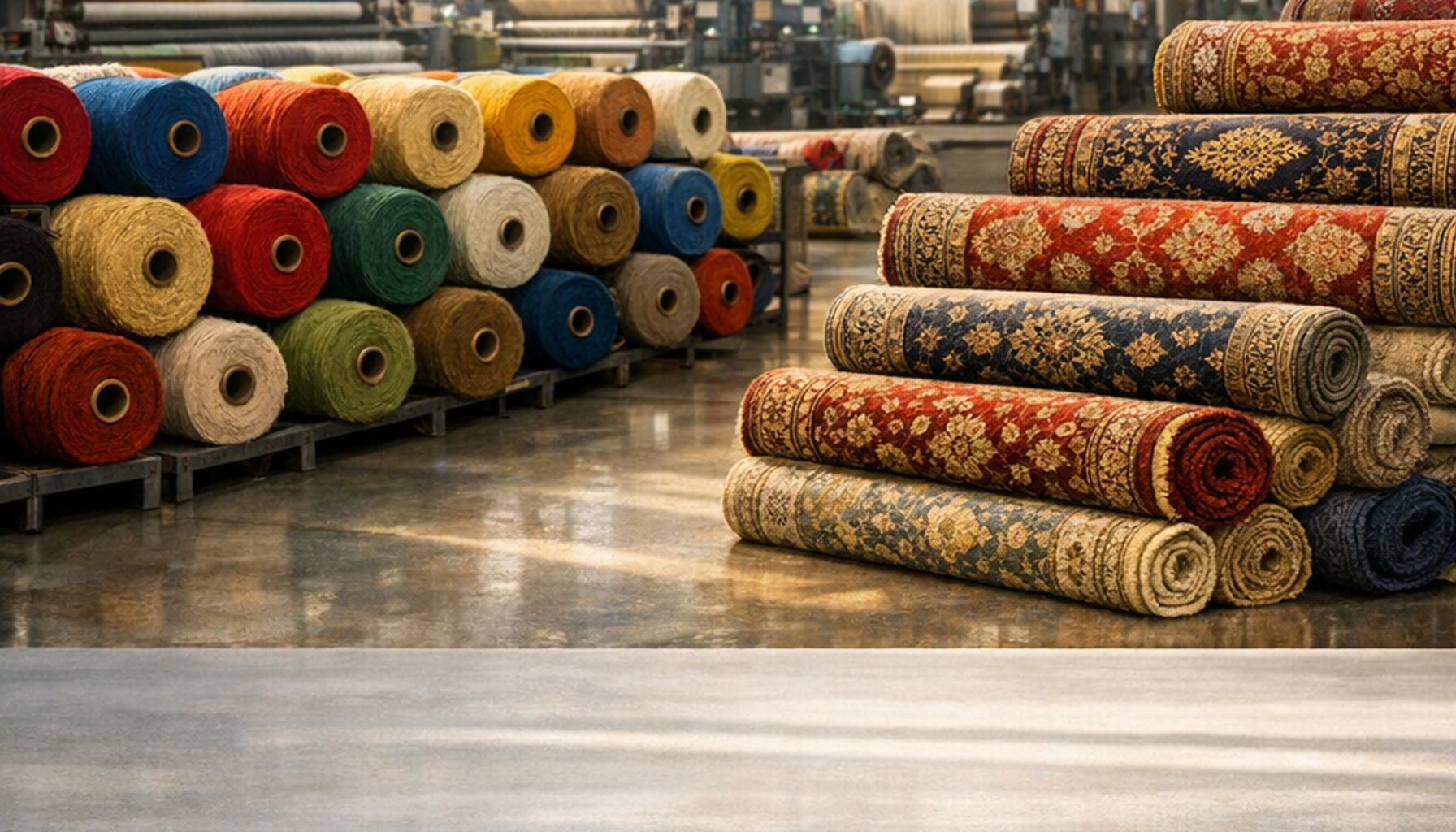 MEERA's Ring Twisters deliver superior BCF carpet yarn production, high-bulk carpet yarn manufacturing, and premium carpet backing threads for commercial flooring. (also known as ring twister machine)