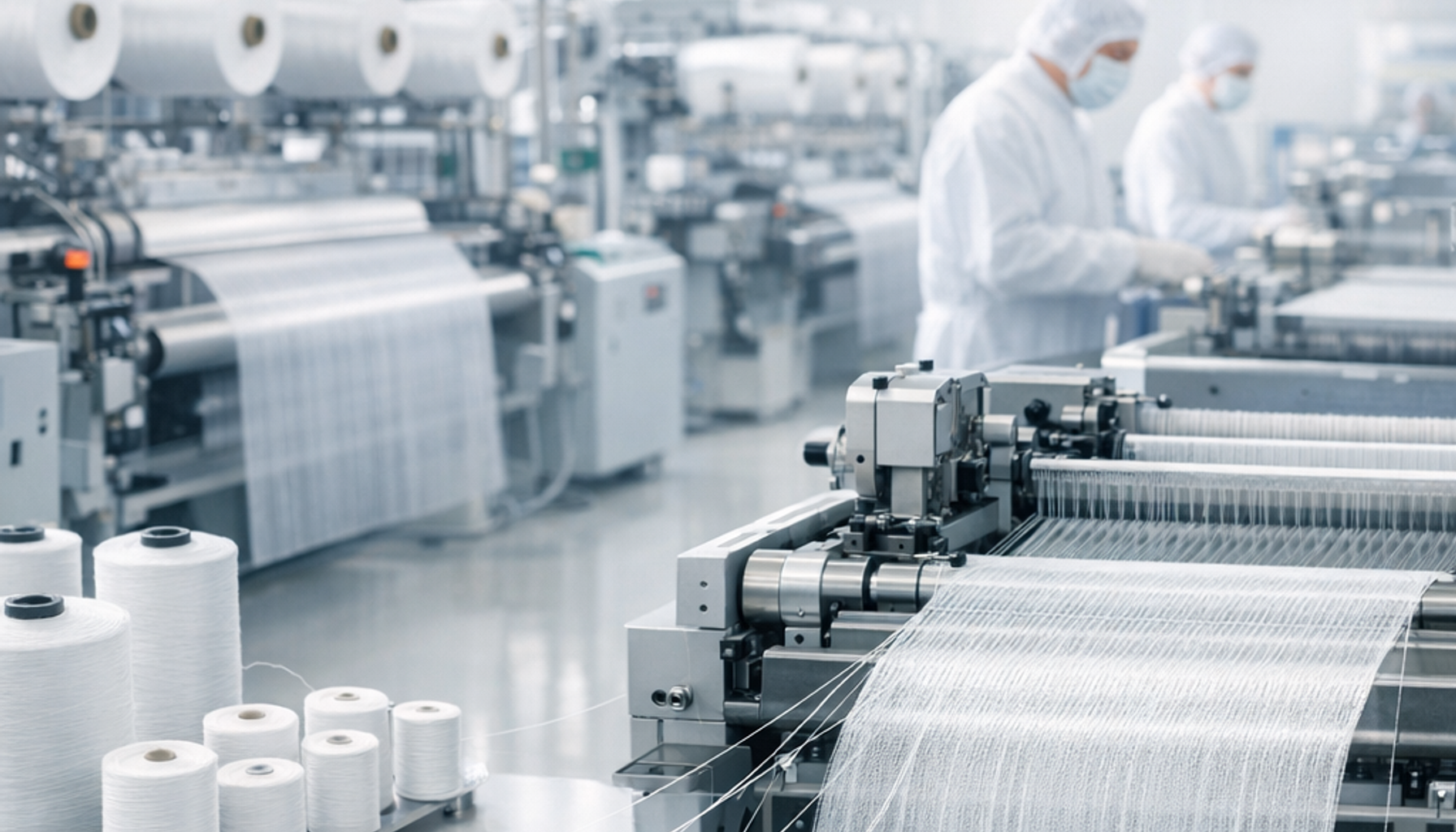 MEERA Ring Twisters produce medical thread applications, surgical sutures, and biocompatible textile applications with precision yarn control. (also known as ring twister machine)
