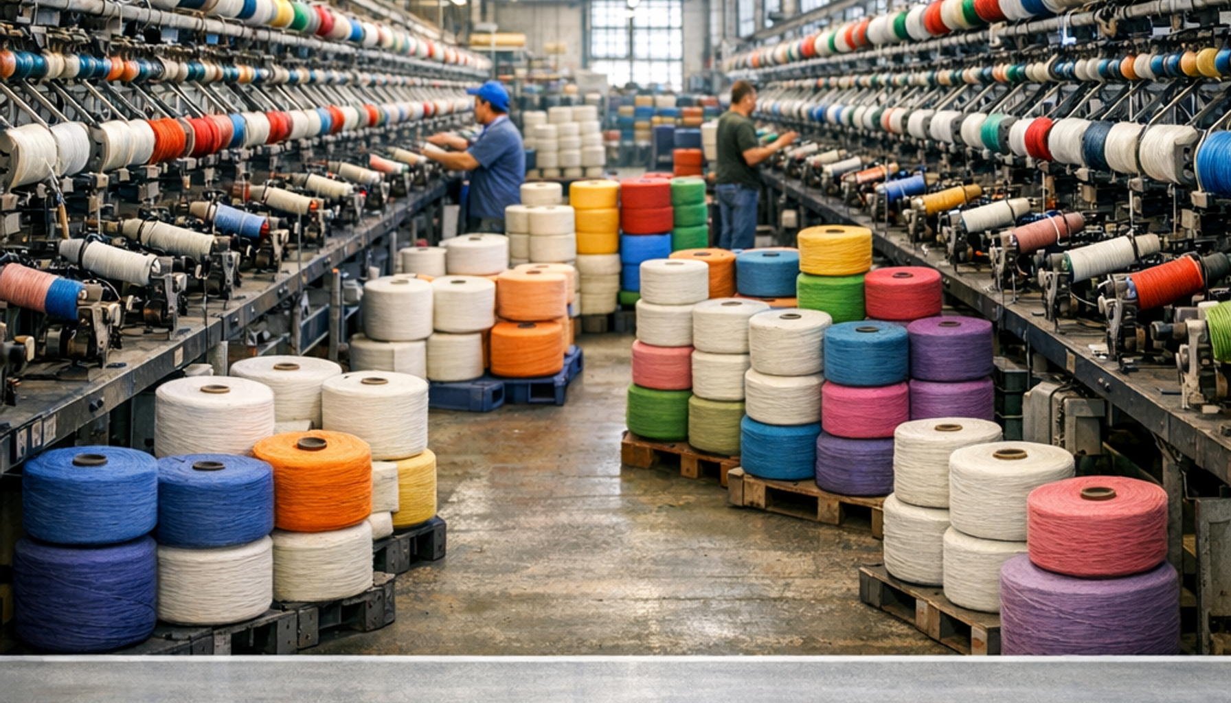 MEERA Ring Twisters deliver precision technical textile twisting operations for filament yarns, textured yarns, and PP multifilament processing in mill environments. (also known as ring twister machine)