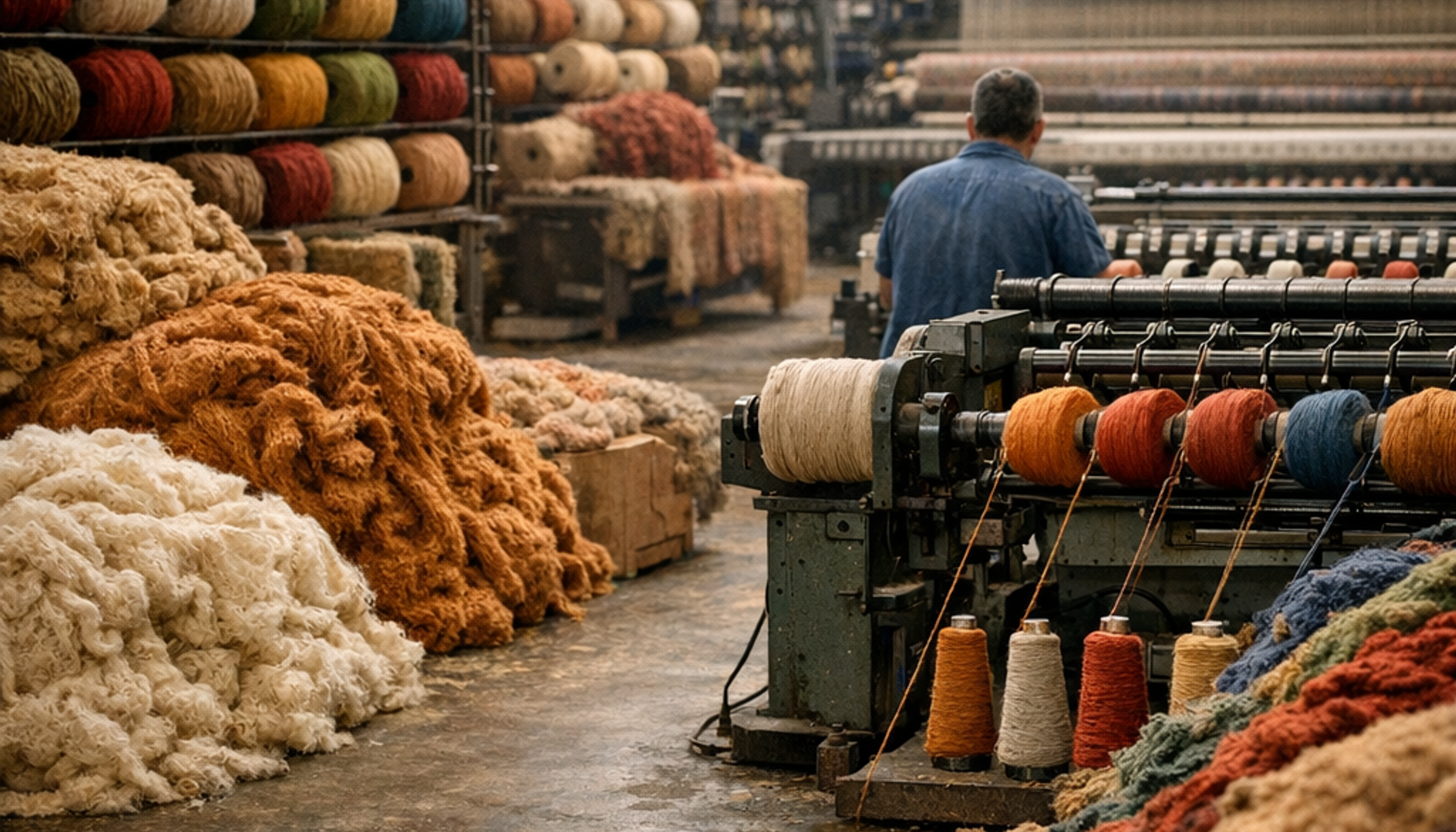 Spun Yarn Twister for Carpet Yarns | MEERA MST Series TFO