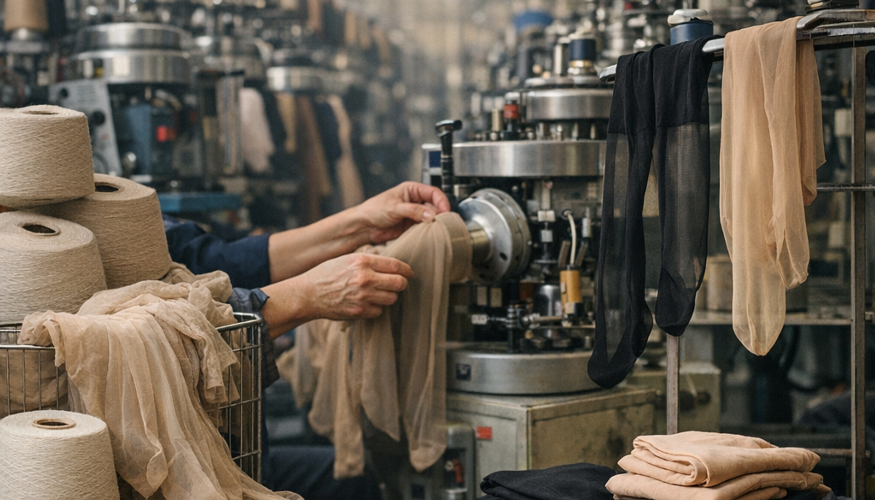 Spun Yarn Twister for Hosiery Manufacturing Applications