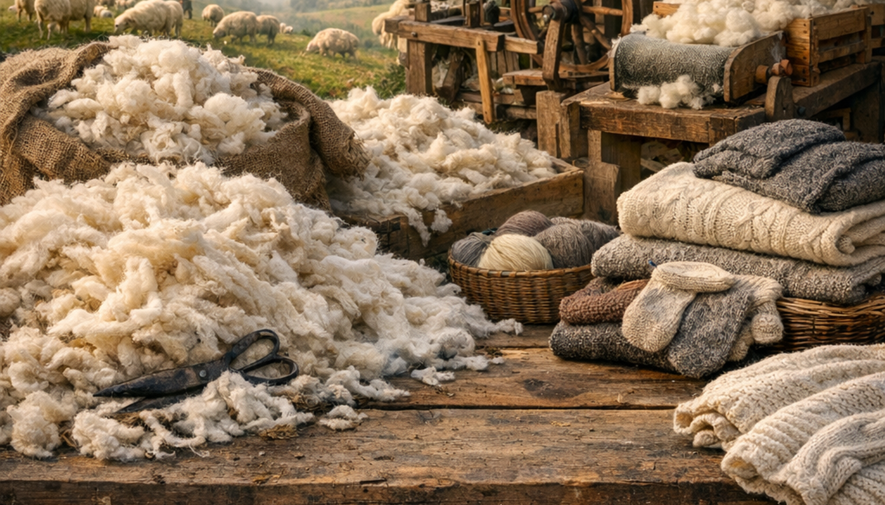 Wool Processing with Spun Yarn Twister - Meera Industries