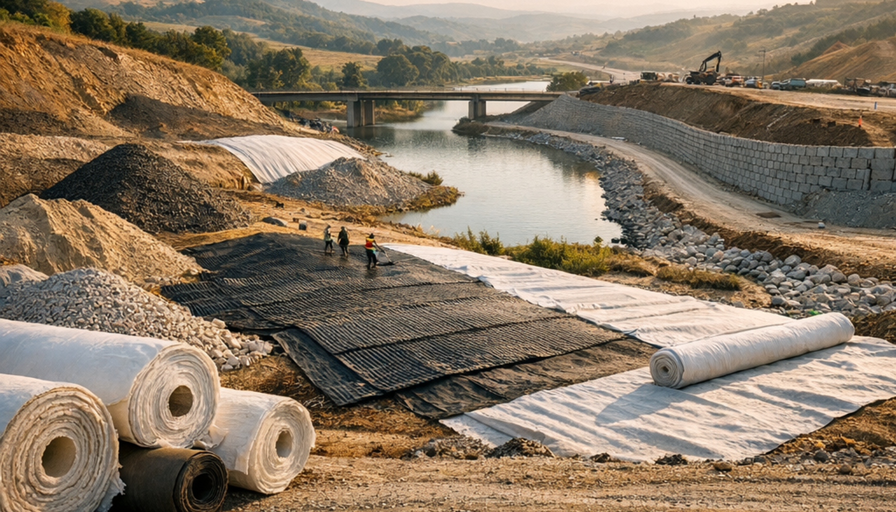 Two For One Twister for Geotextiles & Infrastructure | Meera