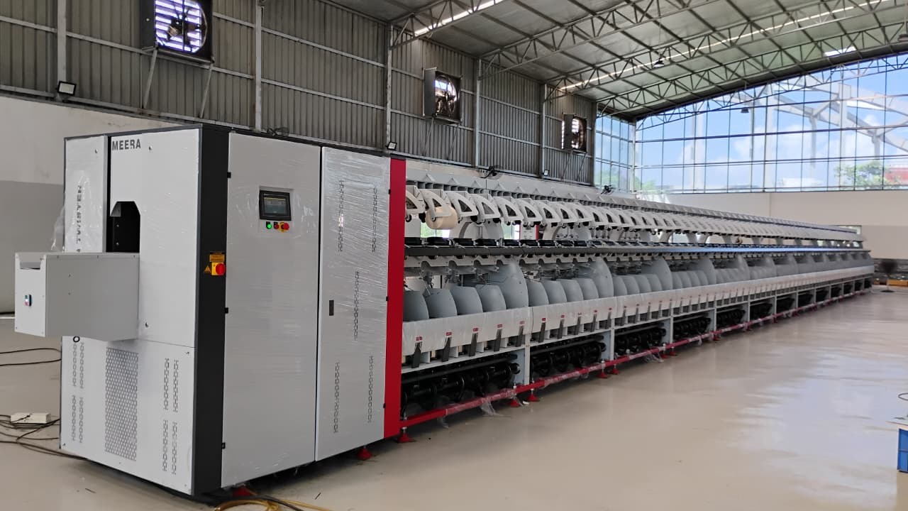 Two For One Twister for Textured Yarns Processing