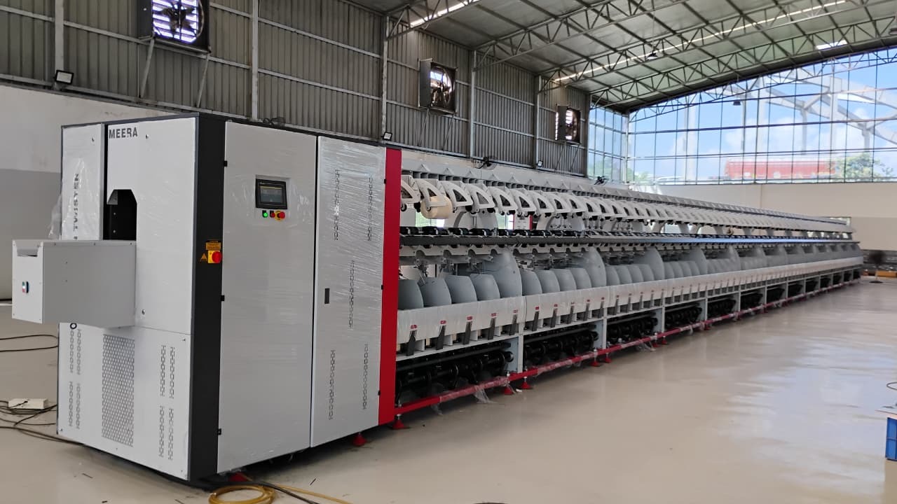 Spun Yarn Twister for Hosiery Manufacturing Applications