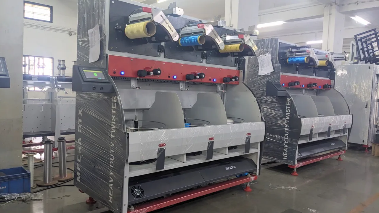DTX Twisting With Precision Winding for Aramid | Meera