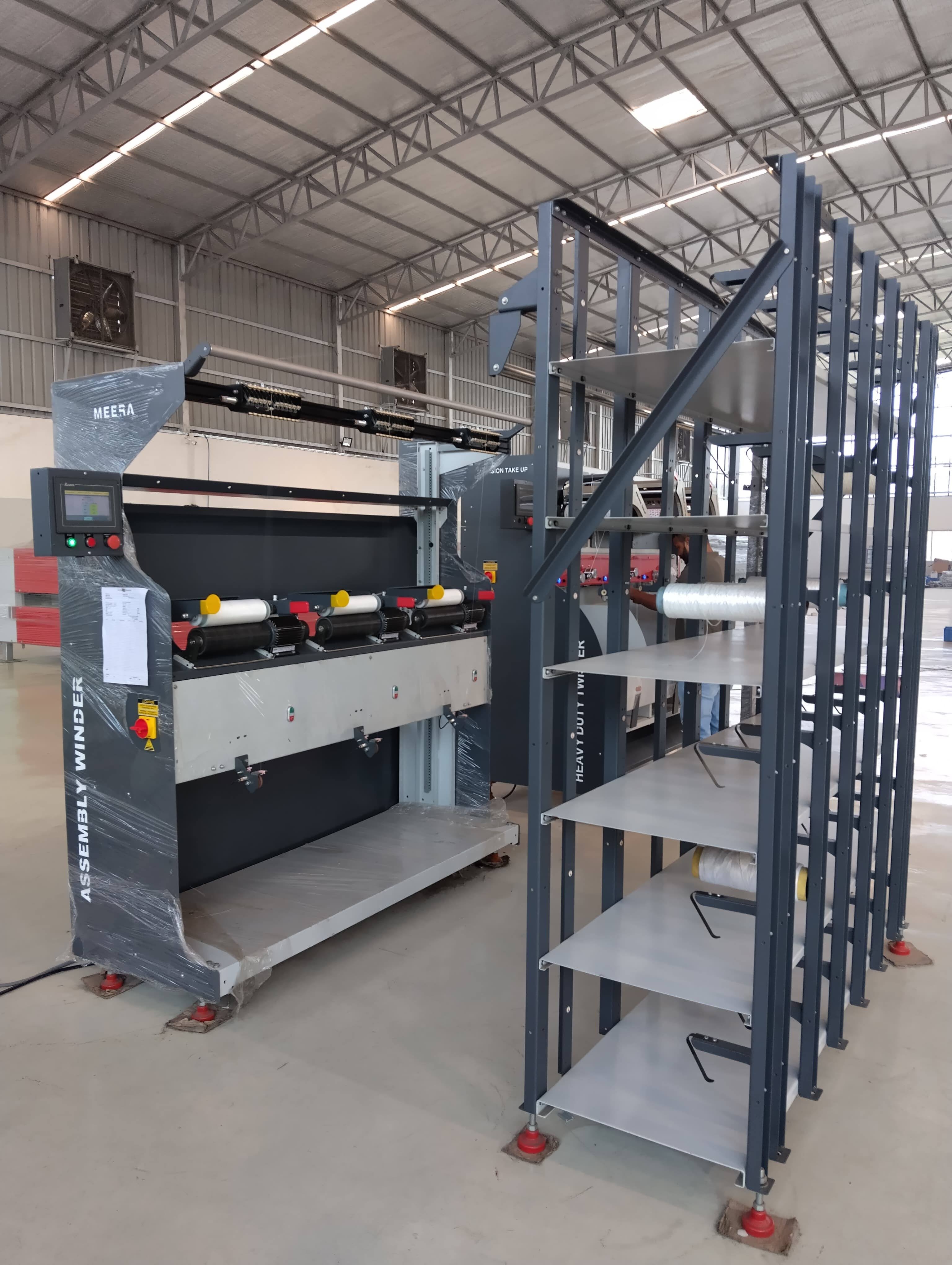 Cone to Cone Assembly Winder for Yarn Processing & Mill Operations | Meera