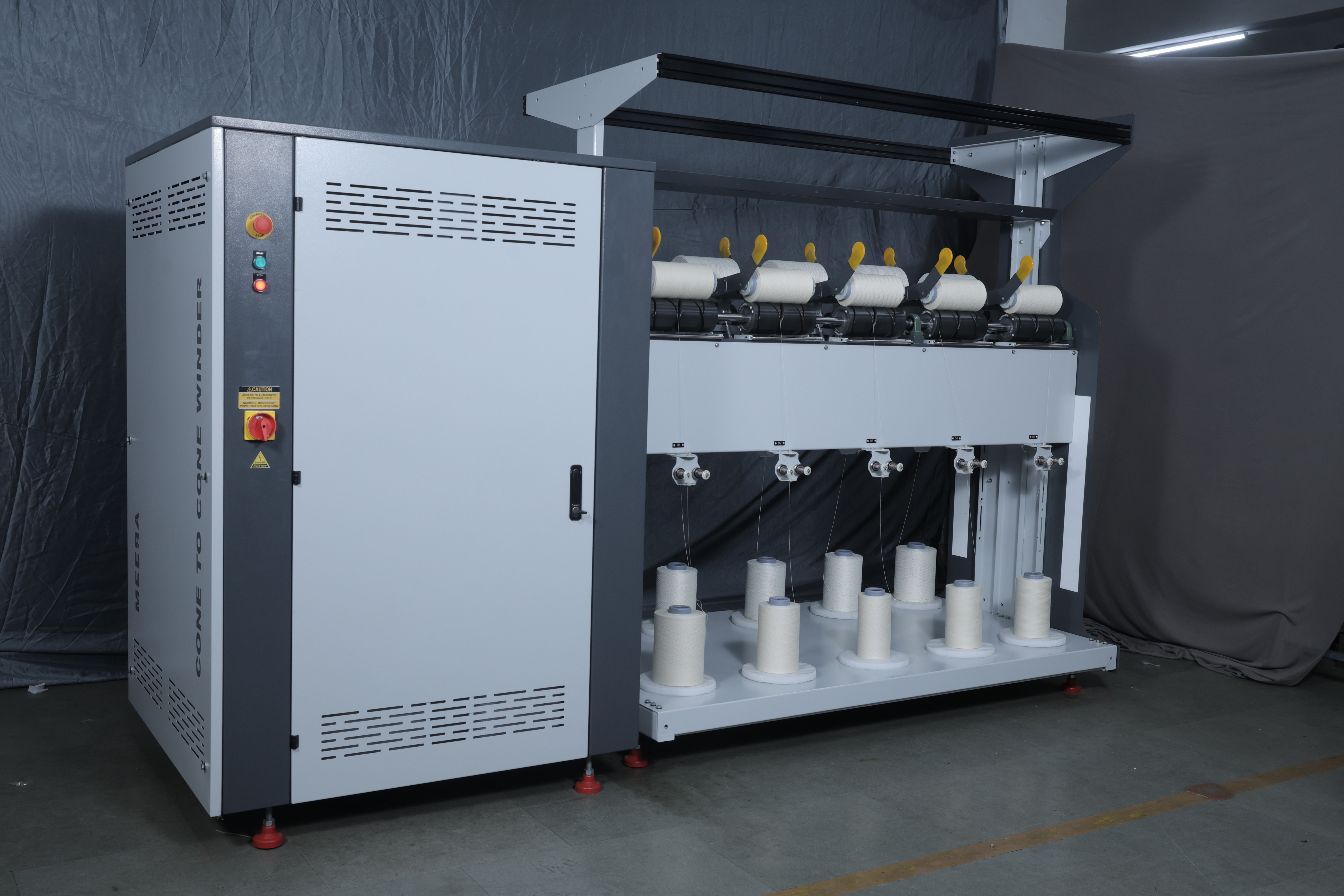 Cone to Cone Assembly Winder for Industrial & Technical Textiles | Meera