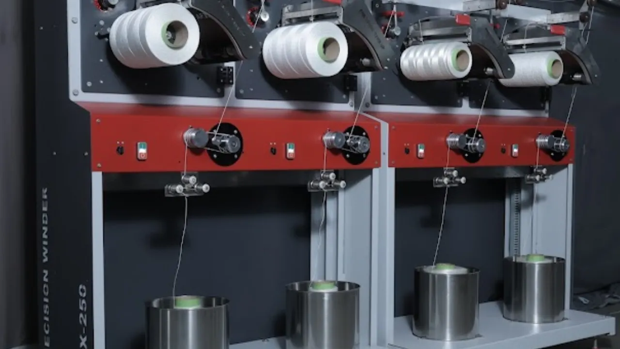 Cone to Cone Assembly Winder for multi ply yarn | Meera