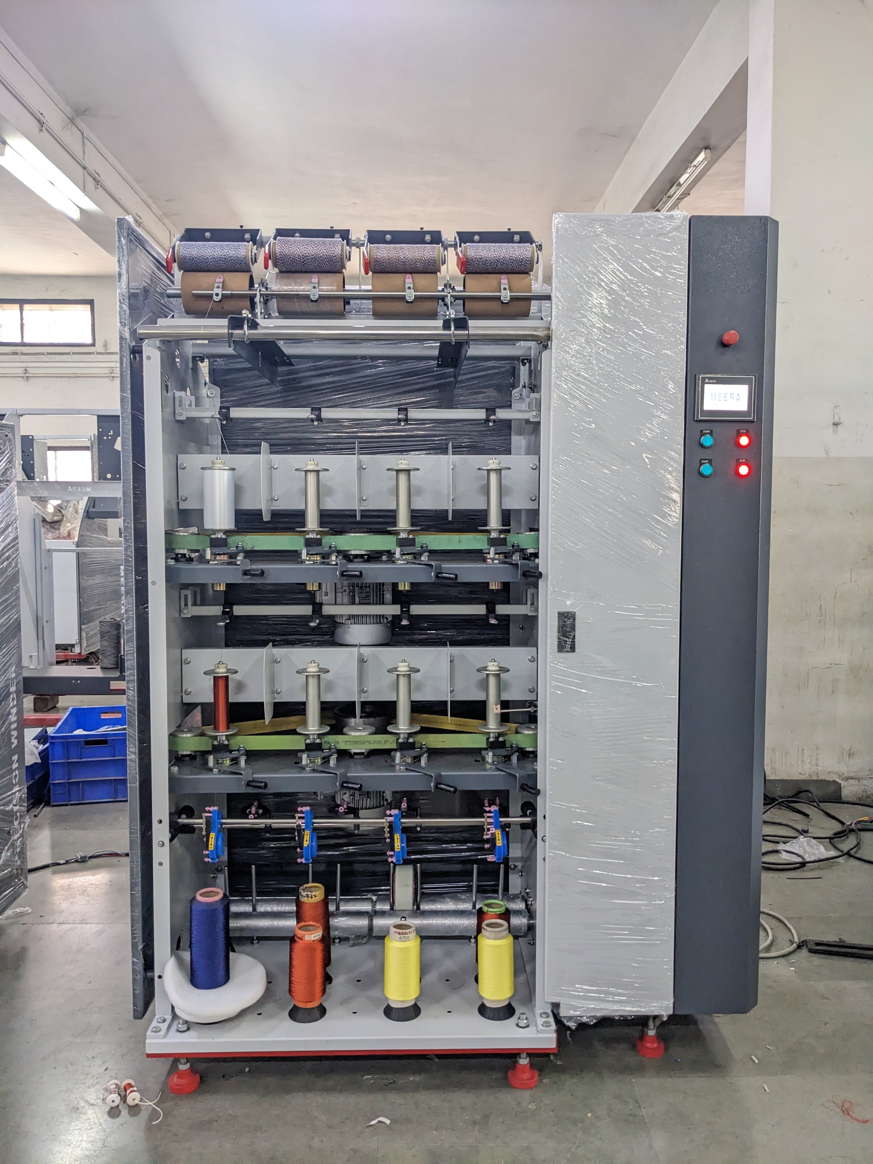 Covering Machine for Spandex & Elastic Yarn | Meera