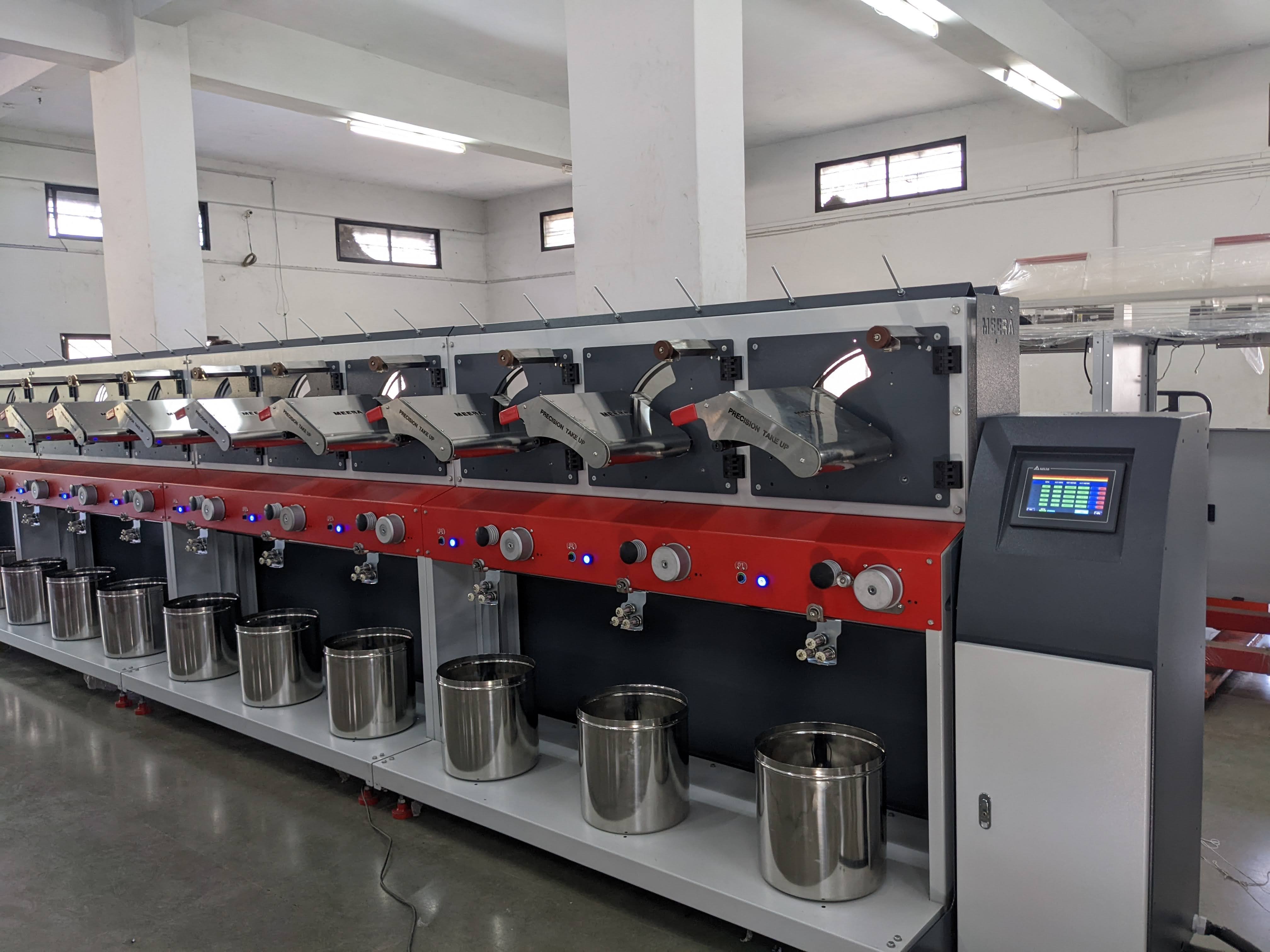 Glass Fiber Yarn Winding | Cone to Cone Assembly Winder