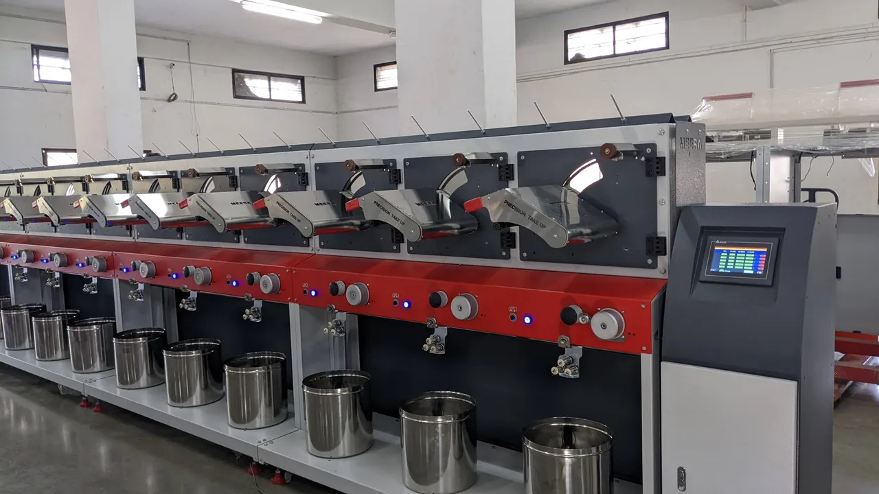 Cone to Cone Assembly Winder for Glass Fiber Yarn | Meera