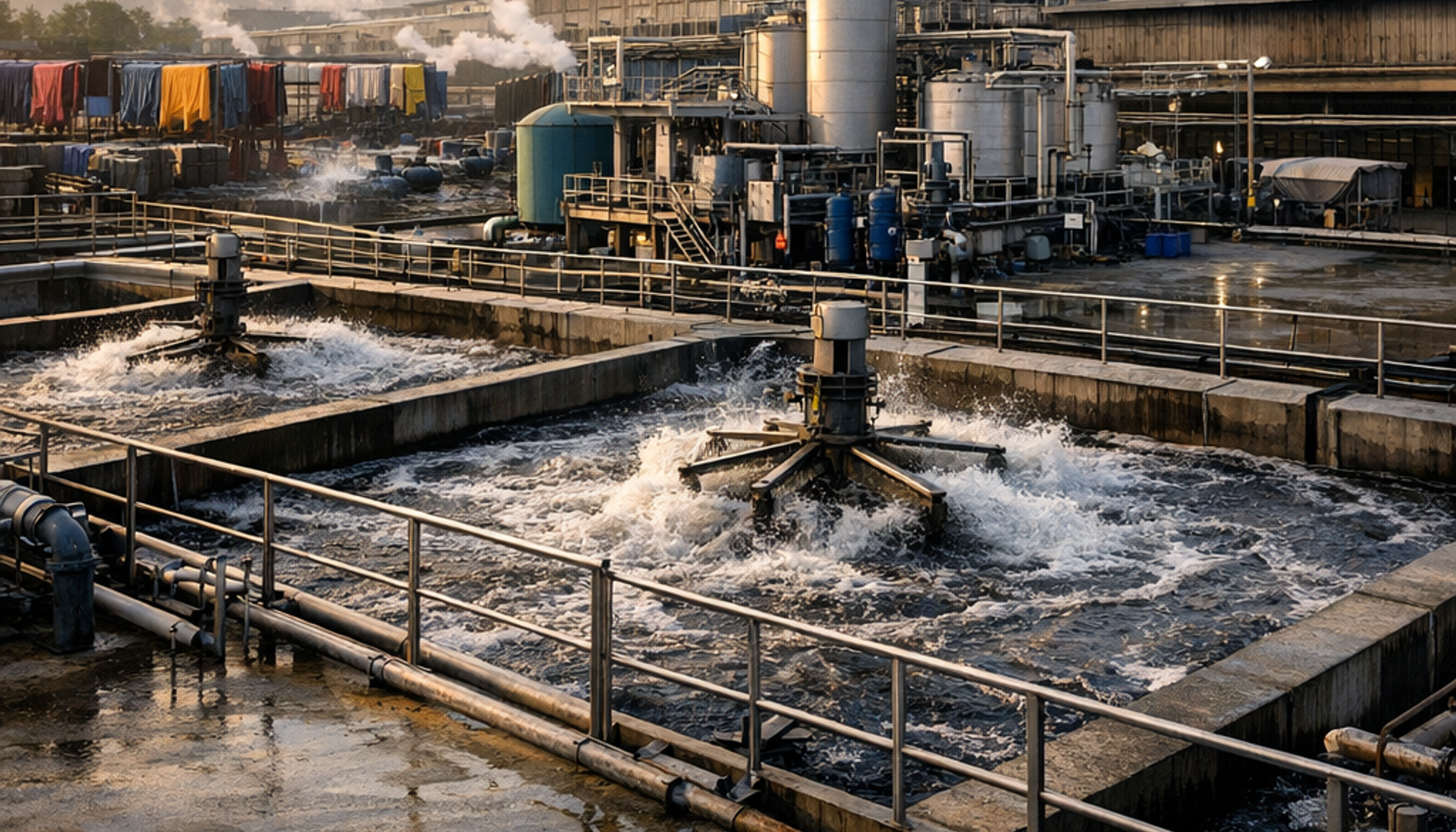 effluent treatment plant for industrial wastewater treatment in textile industry | Jyoti Hydrotech Pvt Ltd