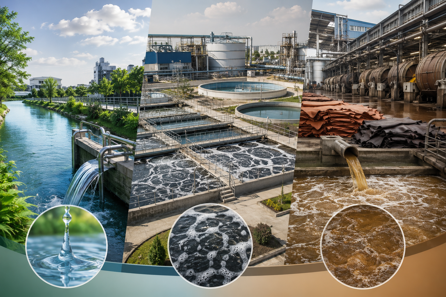Steel water and wastewater treatment covering effluent treatment, industrial wastewater treatment, and municipal wastewater treatment, plus 3 other applications.
